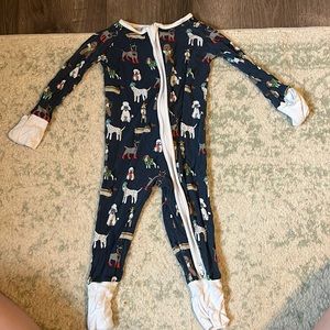 Little sleepies navy dogs